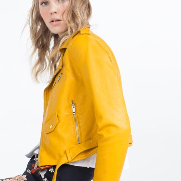 NWT Zara Leather Moto Jacket ⭐️ - Picture 4 of 8